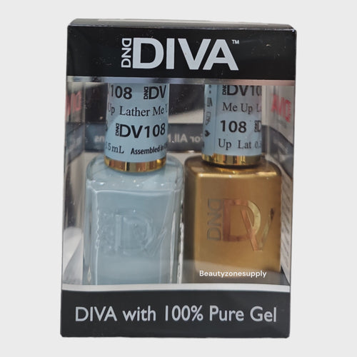 DND Diva Duo Gel & Lacquer 108 Lather Me Up