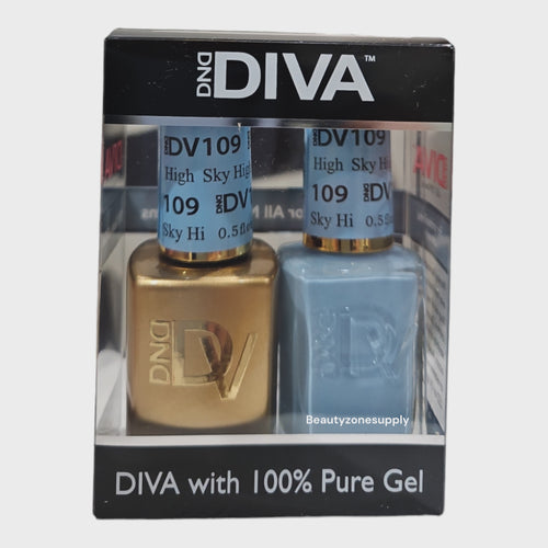 DND Diva Duo Gel & Lacquer 109 Sky High