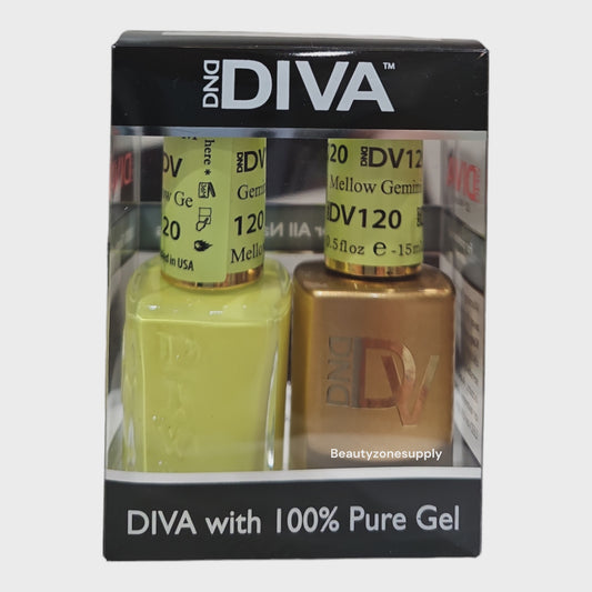 DND Diva Duo Gel & Lacquer 120 Mellow Gemini