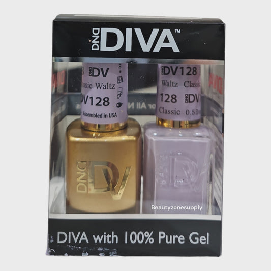DND Diva Duo Gel & Lacquer 128 Classic Waltz