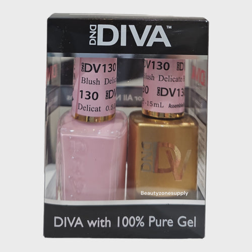 DND Diva Duo Gel & Lacquer 130 Delicate Blush