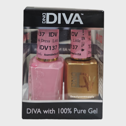 DND Diva Duo Gel & Lacquer 137 Little Pink Dress