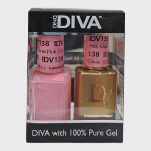 DND Diva Duo Gel & Lacquer 138 Circus Pink
