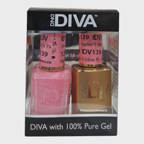 DND Diva Duo Gel & Lacquer 139 Panther's Paws