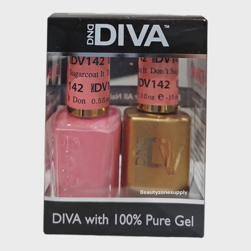 DND Diva Duo Gel & Lacquer 142 Don't Sugarcoat It