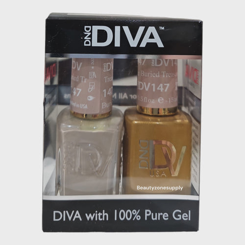 DND Diva Duo Gel & Lacquer 147 Buried Treasure