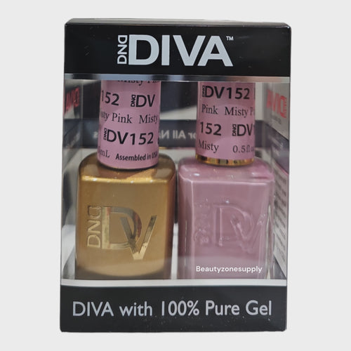 DND Diva Duo Gel & Lacquer 152 Misty Pink