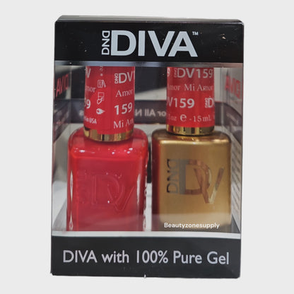 DND Diva Duo Gel & Lacquer 159 Mi Amor - BeautyzoneNailSupply
