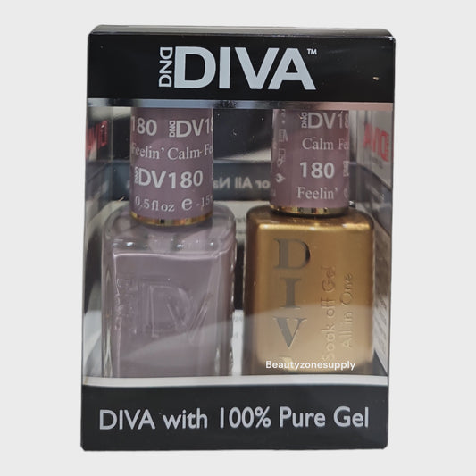 DND Diva Duo Gel & Lacquer 180 Feelin' Calm