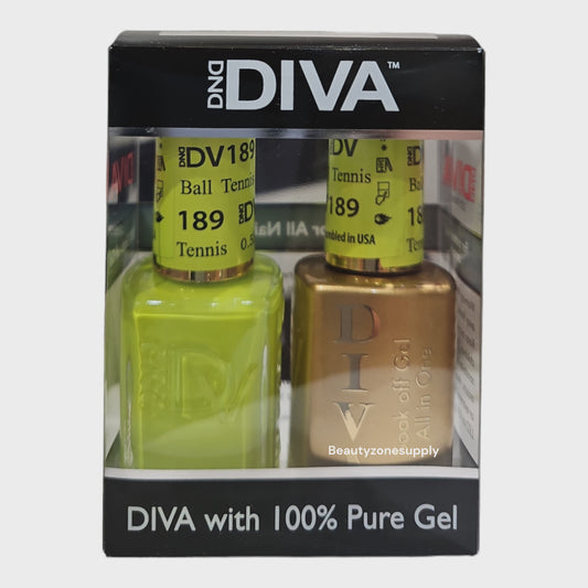 DND Diva Duo Gel & Lacquer 189 Tennis Ball