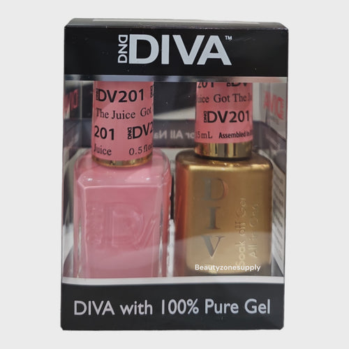 DND Diva Duo Gel & Lacquer 201 Got the Juice