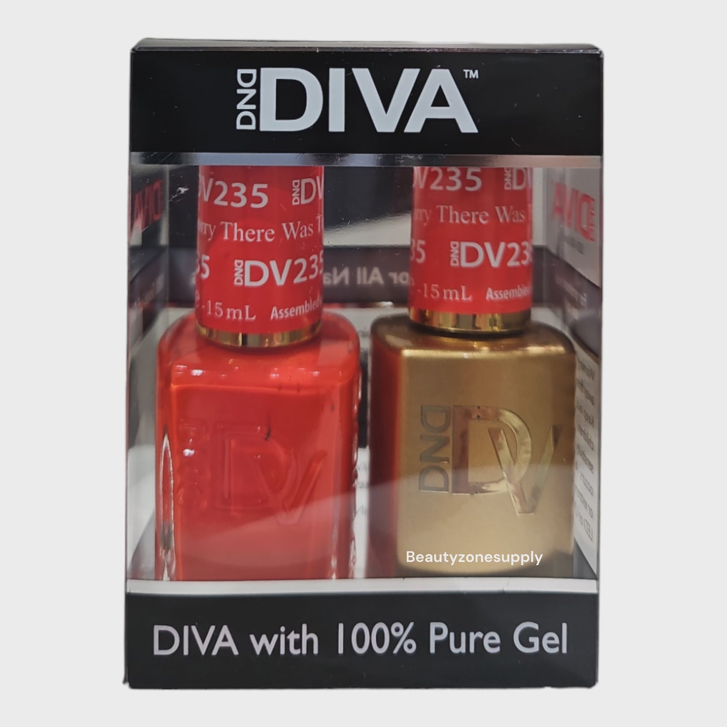 DND Diva Duo Gel & Lacquer 235 Sorry There Was Traffic