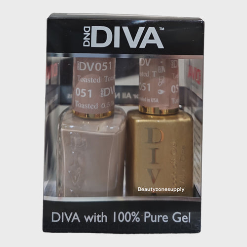 DND Diva Duo Gel & Lacquer 051 Toasted