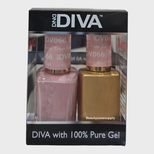 DND Diva Duo Gel & Lacquer 066 Texas Rose