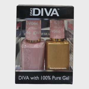 DND Diva Duo Gel & Lacquer 066 Texas Rose