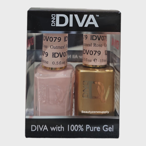 DND Diva Duo Gel & Lacquer 079 Oatmeal Rose
