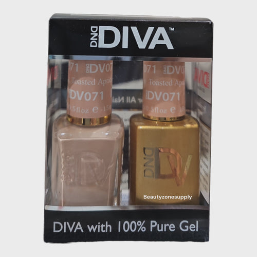 DND Diva Duo Gel & Lacquer 071 Toasted Apricot
