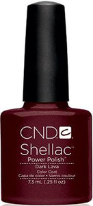 Cnd Shellac Dark Lava .25 Fl Oz-Beauty Zone Nail Supply
