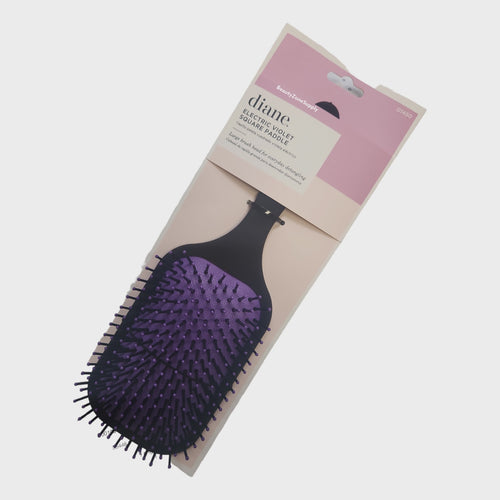 Diane Electric Violet Square Paddle Hair brush  D1450