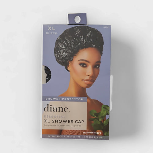 Diane Essential Shower Cap xl Black #D7341