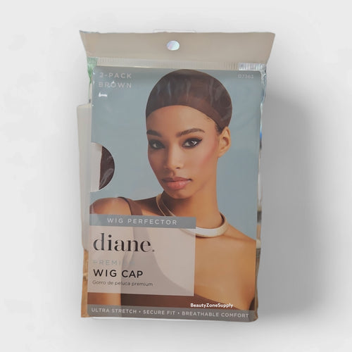 Diane Premium Wig Cap Brown #D7363