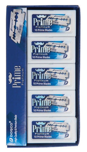 Dorco 100 Piece Prime Platinum Double Edge Razor Blades