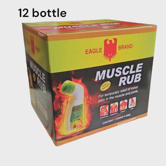 Eagle Brand Extra Strength Muscle Rub Box 12 pcs 85ml 2.87 fl.oz