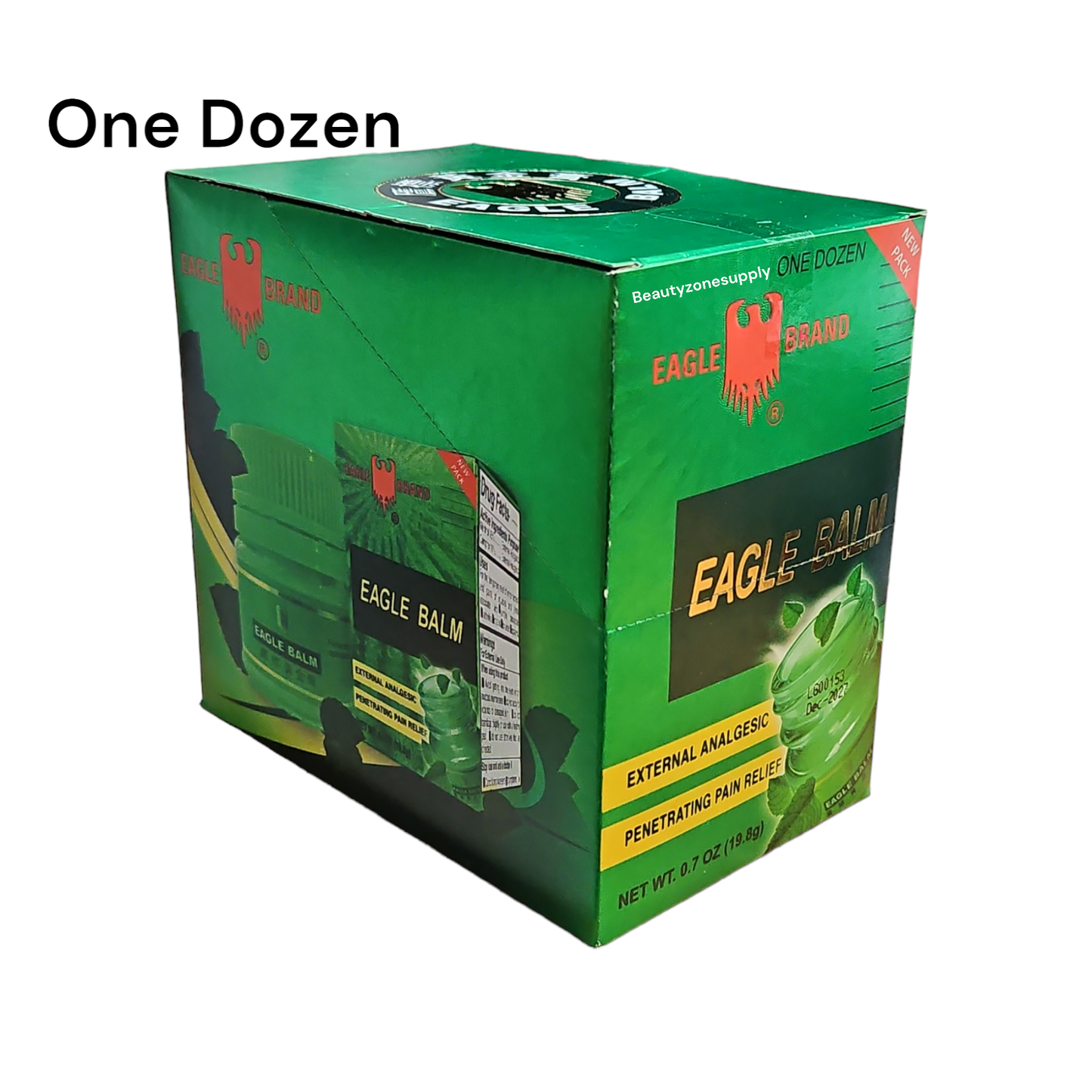 Eagle Brand Green Balm External Analgesic One Dozen