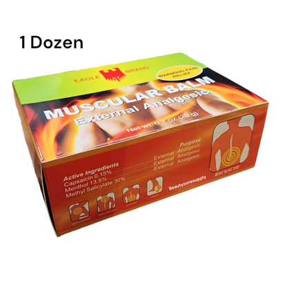 Eagle Brand Muscular Balm External Analgesic One Dozen
