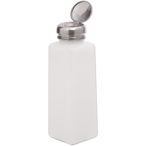 Empty Bottle 12 oz Pump Dispenser with Metal Lip # DL-C456