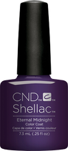 Load image into Gallery viewer, Cnd Shellac Eternal Midnight .25 Fl Oz-Beauty Zone Nail Supply