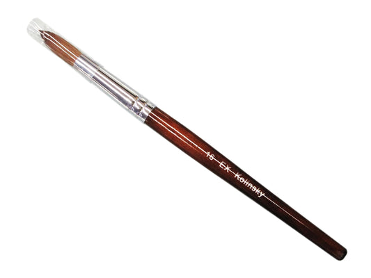 Ex acrylic nail brush kolinsky size 16 - BeautyzoneNailSupply