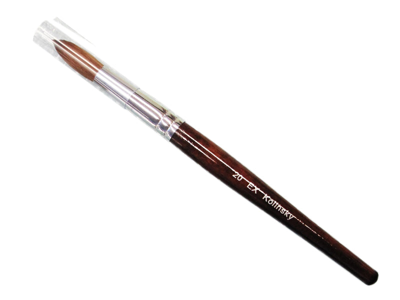 Ex acrylic nail brush kolinsky size 20 - BeautyzoneNailSupply