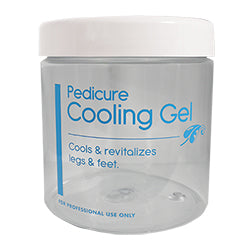 16 oz Pedicure Empty Jar Cooling Gel FSC496-Beauty Zone Nail Supply