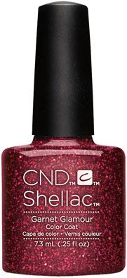 Cnd Shellac Garnet Glamour .25 Fl Oz-Beauty Zone Nail Supply