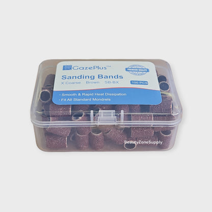 Gaze Plus Sanding Bands Brown 100 ct