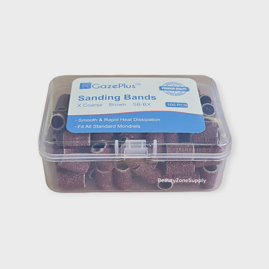 Gaze Plus Sanding Bands Brown 100 ct