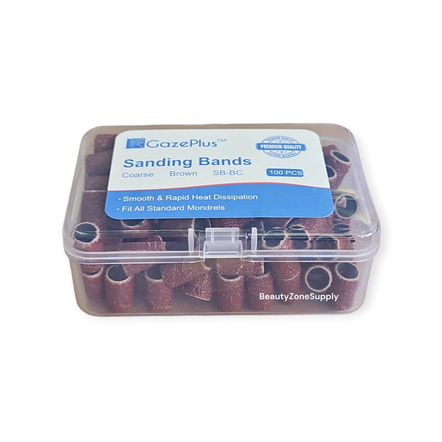 Gaze Plus Sanding Bands Brown 100 ct