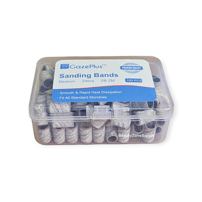 Gaze Plus Sanding Bands Zebra 100 ct