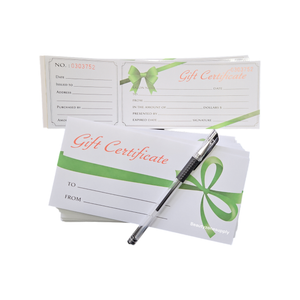 Gift Certificate With With Pen & Envelope GC04