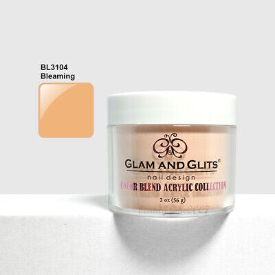 Glam & Glits Acrylic Powder Color Blend Bleaming 2 Oz- Bl3104