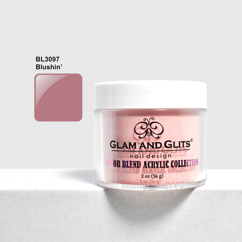 Glam & Glits Acrylic Powder Color Blushin' 2 Oz- Bl3097