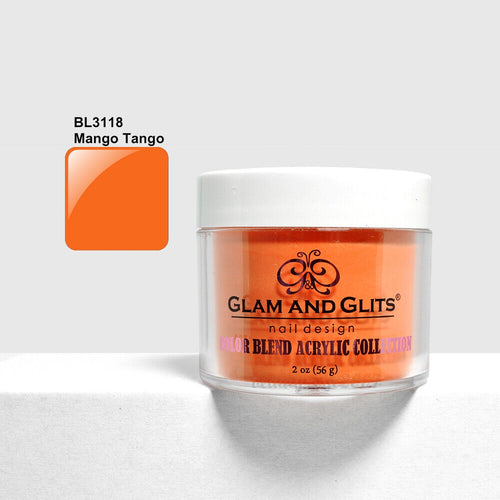Glam & Glits Acrylic Powder Color Mango 2 Oz- Bl3118