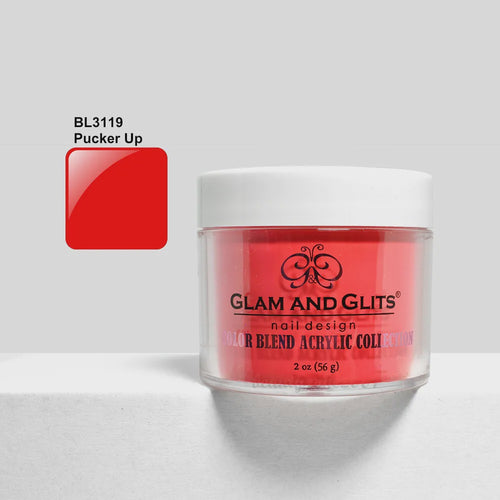 Glam & Glits Acrylic Powder Color Pucker Up 2 Oz- Bl3119