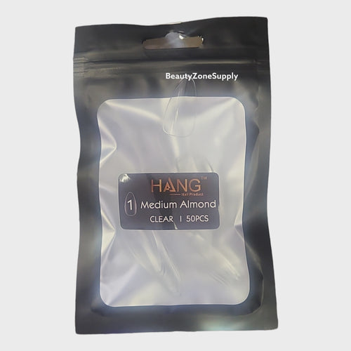 Hang Gel x Tips Almond Medium 50 pc Refill Bag
