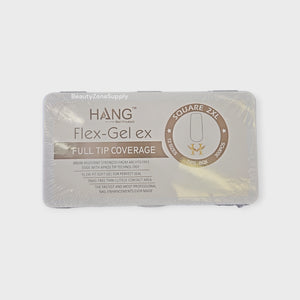 Hang Gel x Tips Square Long 2 XL 300 ct / 12 Size