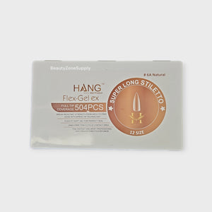Hang Gel x Tips Stiletto Super Long 504 ct / 12 Size