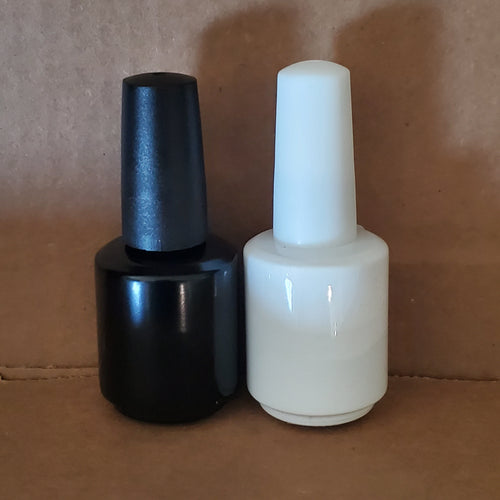 Empty Gel Polish Bottle Coated 0.5 oz-Beauty Zone Nail Supply