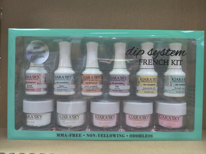 Kiara Sky Dip System French Starter Kit #D605-Beauty Zone Nail Supply