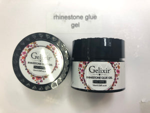 Gelixir Rhinestone Glue Gel No-wipe UV/LED Clear Gel-Beauty Zone Nail Supply